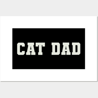 Cat Dad Word Posters and Art
